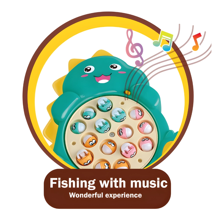 Dinosaur Fishing Game Science - 3 years+