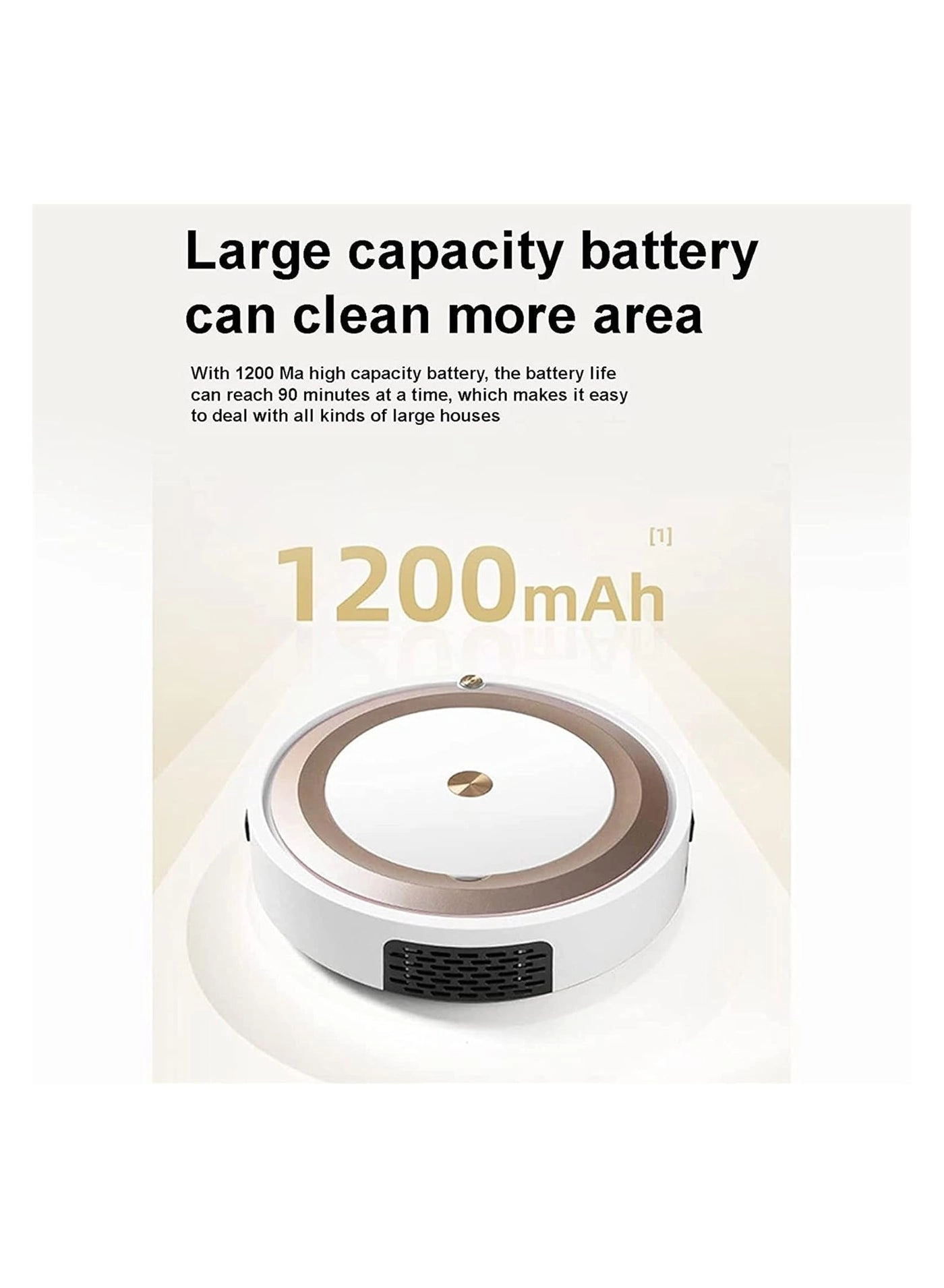 Robot Vacuum - App Remote 1200 mAh