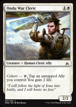 Wizards of the Coast Ondu War Cleric 031/184
