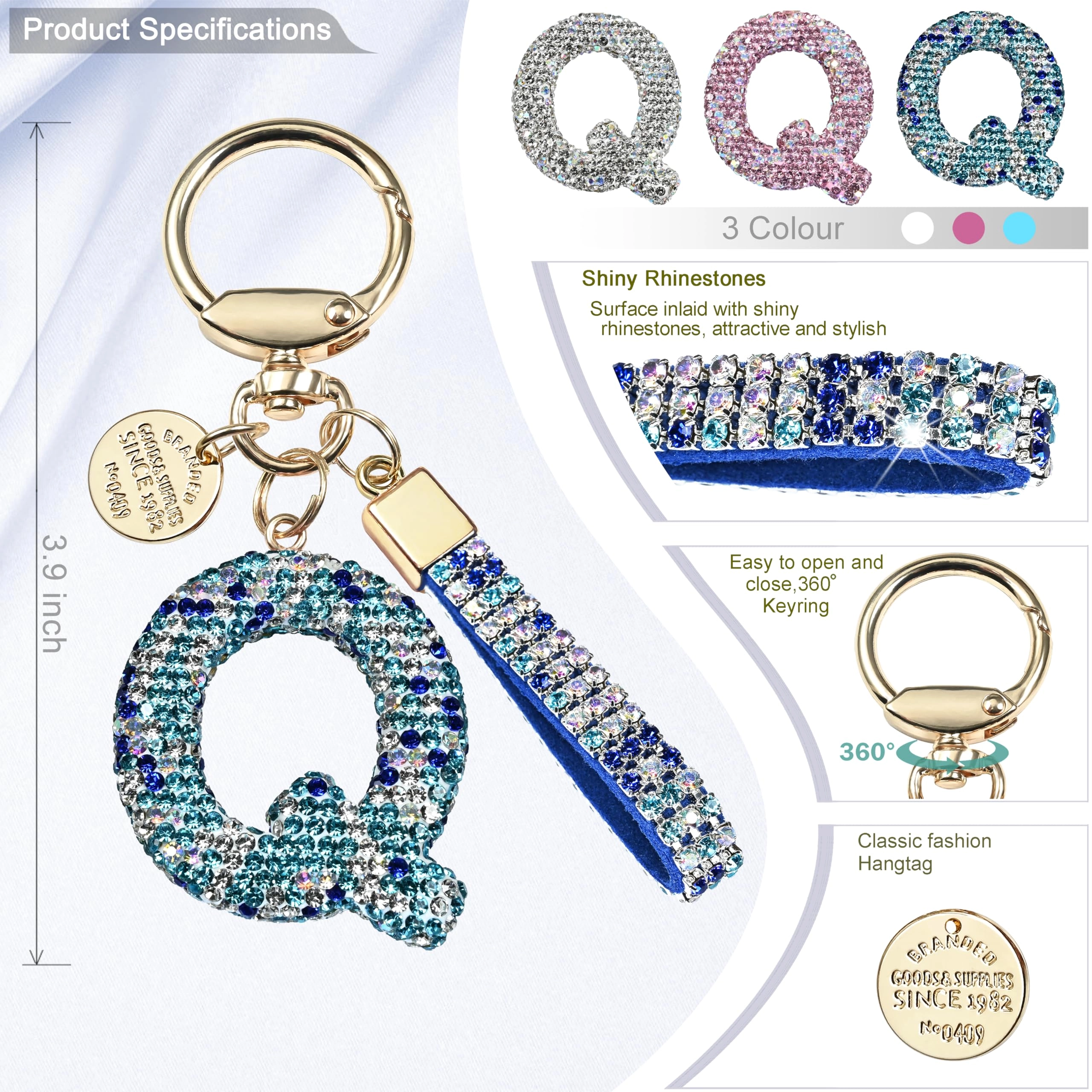 Initial Letter Keychain - Letter