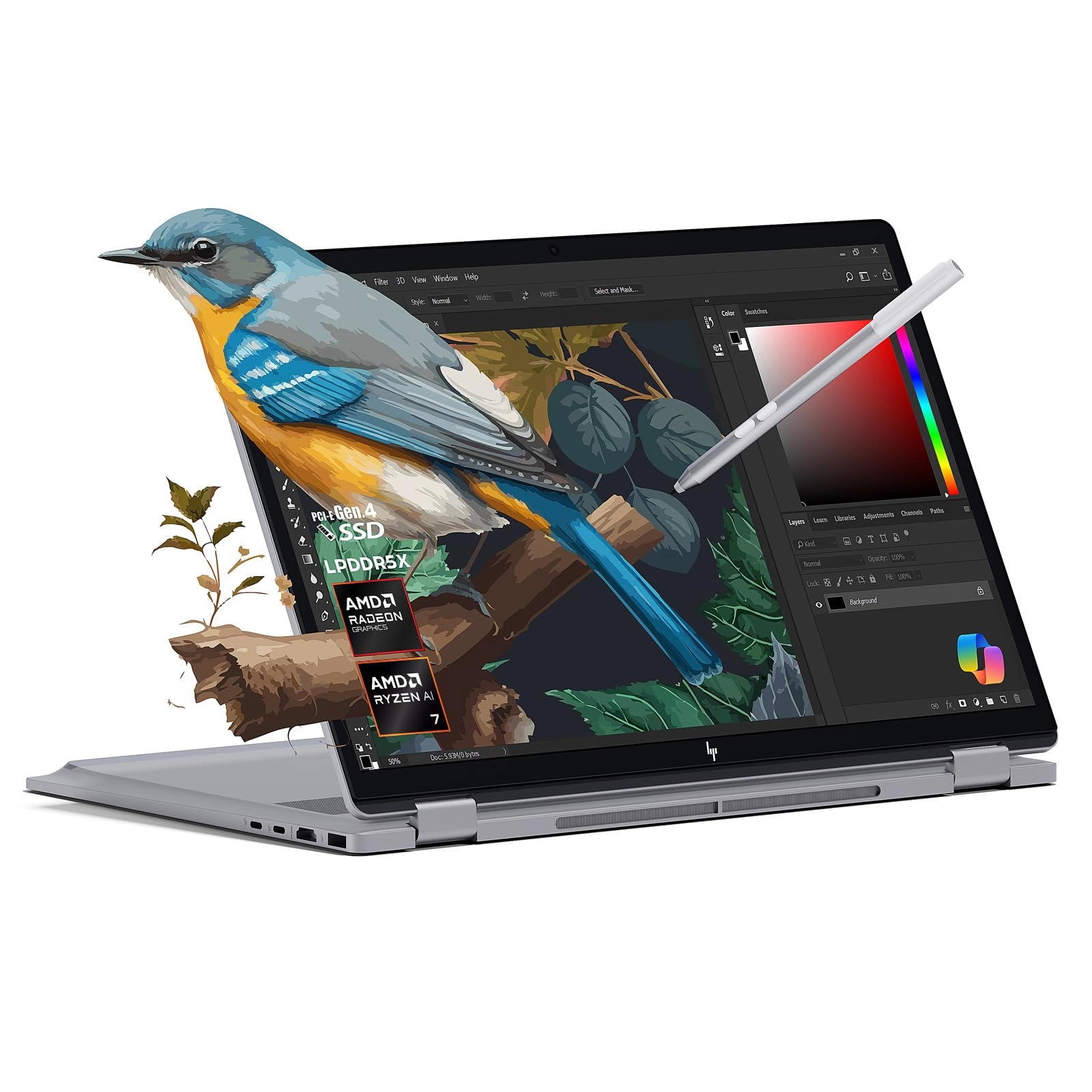 HP OmniBook 5 BZ6B7EA - 16'' Ryzen AI 7-350 24GB DDR5 1000GB SSD