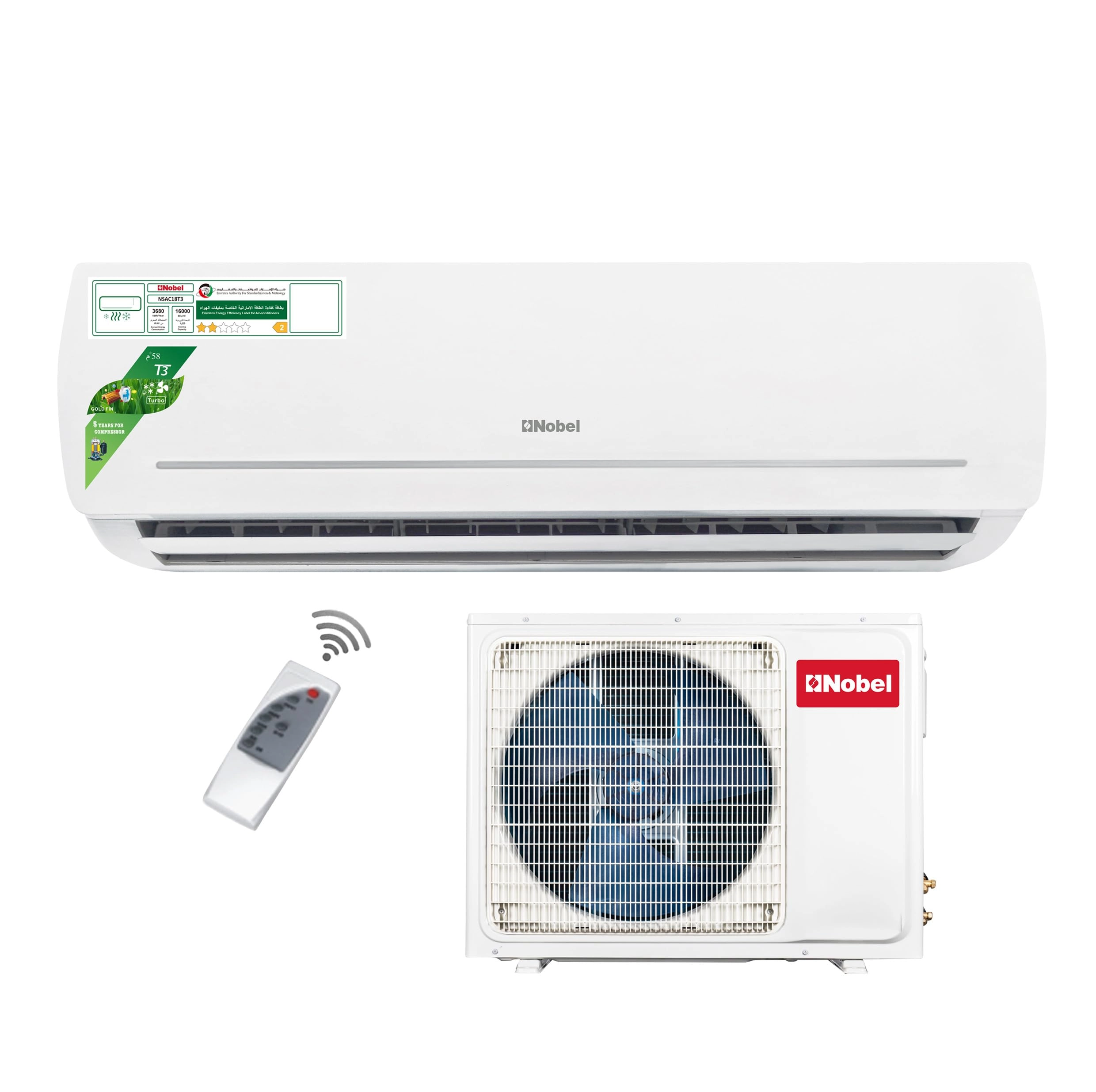 NSAC18VTL - 18000BTU R410 Inverter