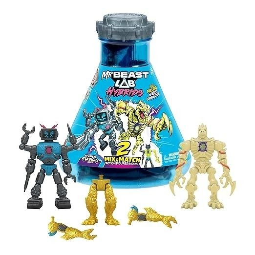 Golden Panther Dragon + Lab-Bot + GID Skeleton