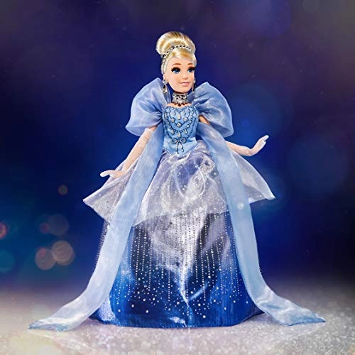 Cinderella Fashion Collector Doll - Holiday Style Blue Silver Ages 6+