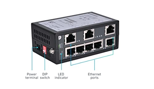 8*10/100/1000 Base-T(X) 8-ports