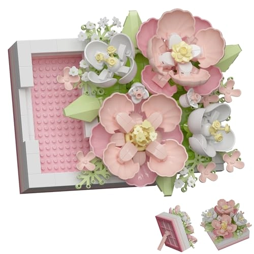 Mini Flower DIY Plant Building Blocks - 4 pcs Botanical