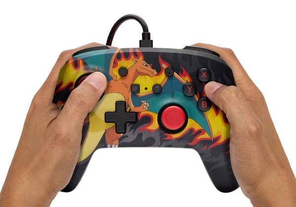 Enhanced Wired Controller - Charizard Firestorm Nintendo Switch