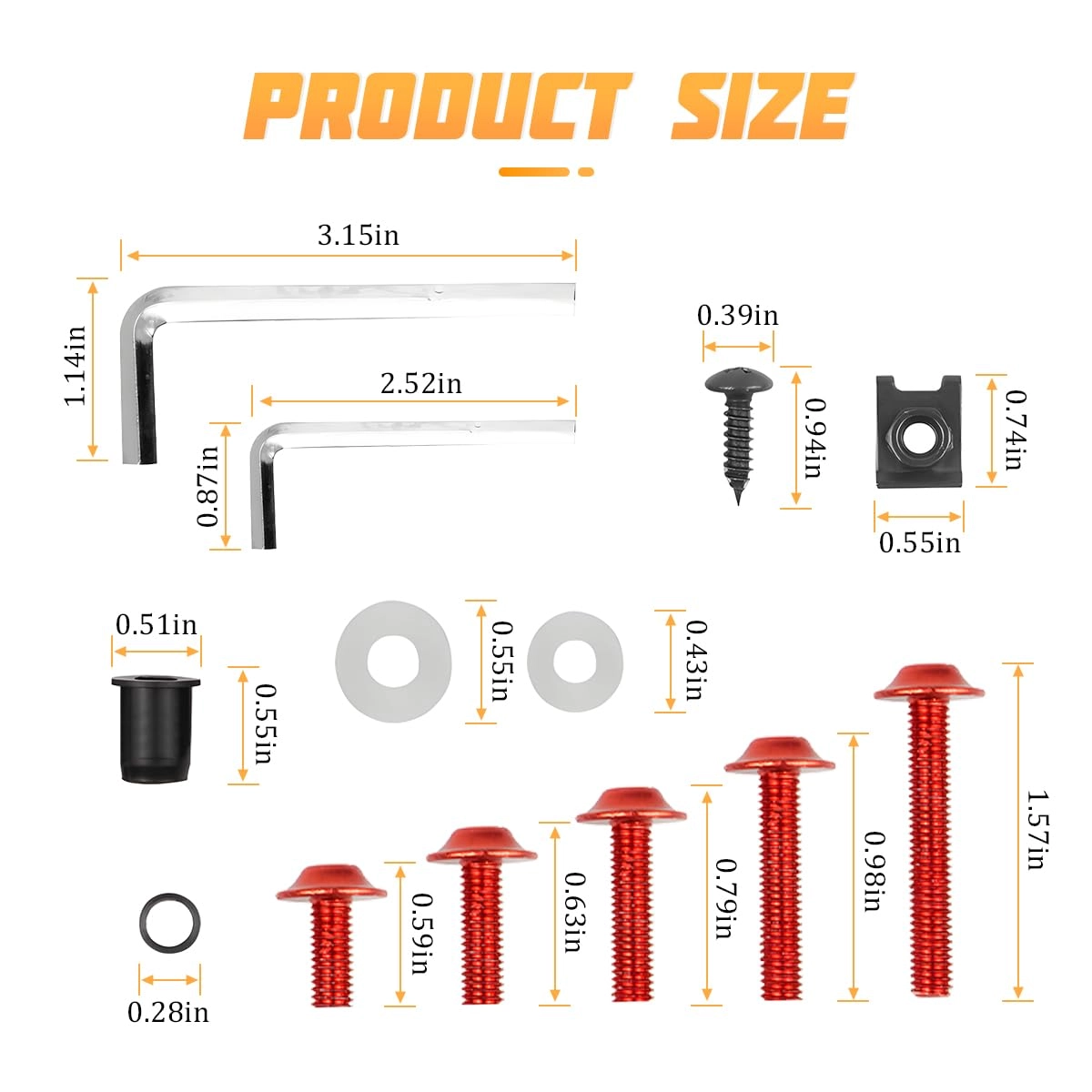 Fairing Bolt Kit