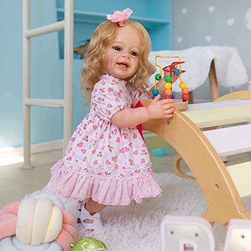 Yannik Smile Reborn Baby Doll - 55 cm Silicone Blue Eyes