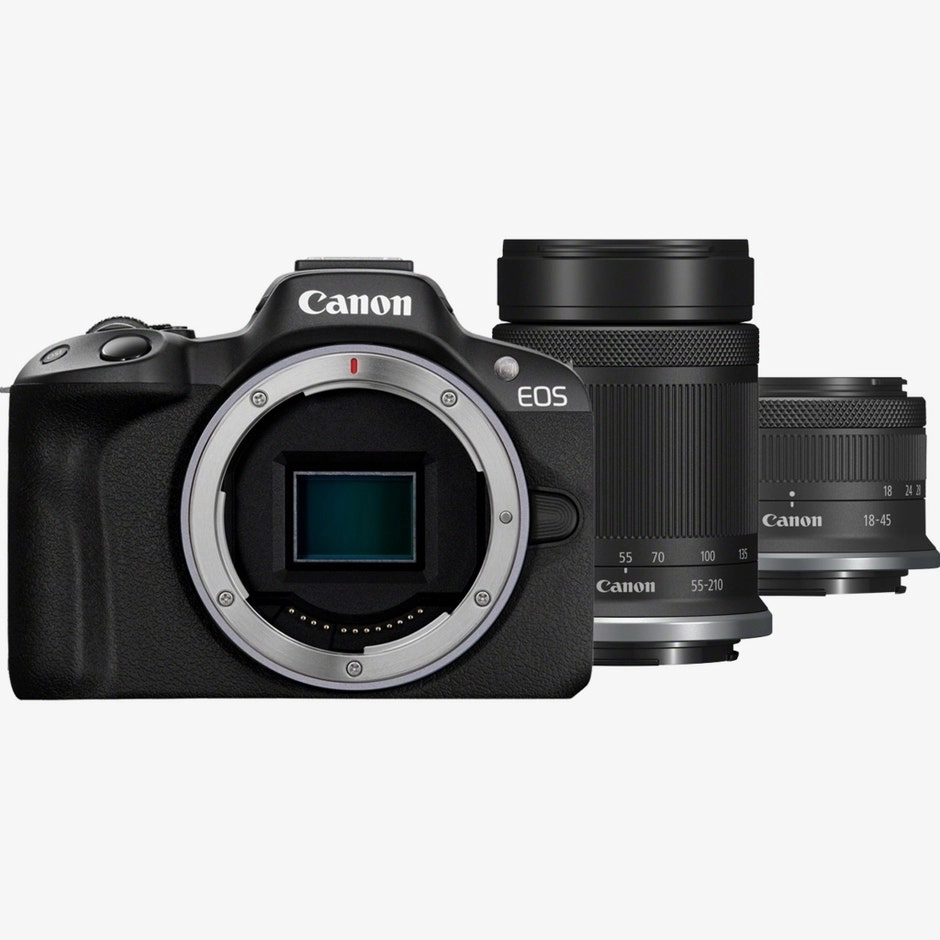 Canon EOS R50 + RF-S 18-45mm + RF 75-300mm