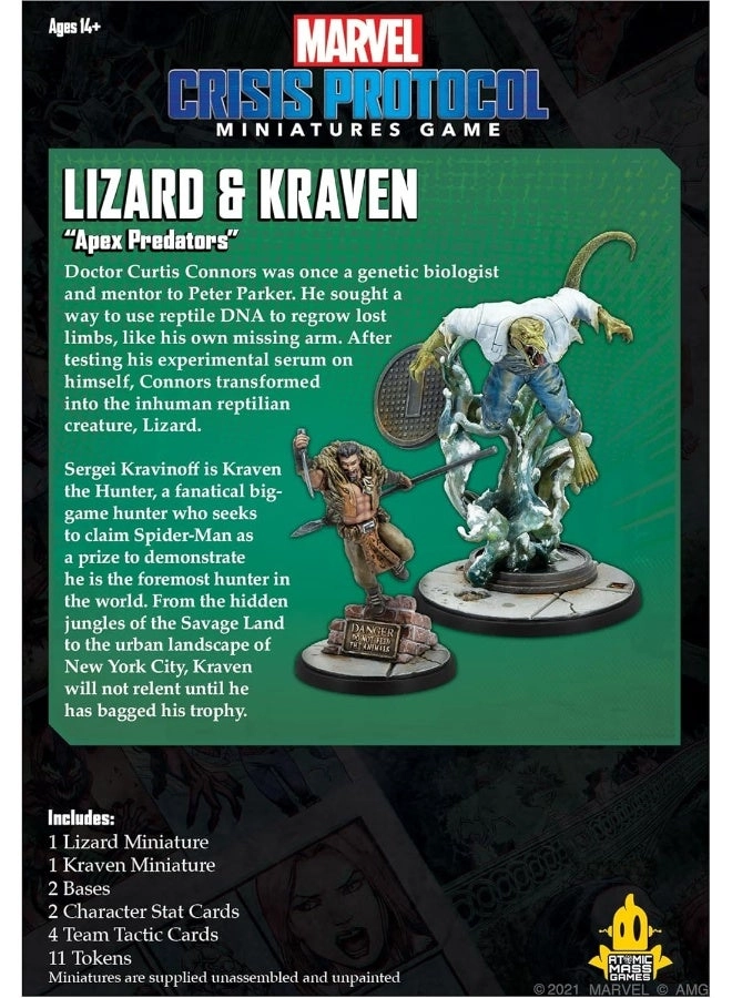 Lizard + Kraven - Marvel Crisis Protocol (CP58)