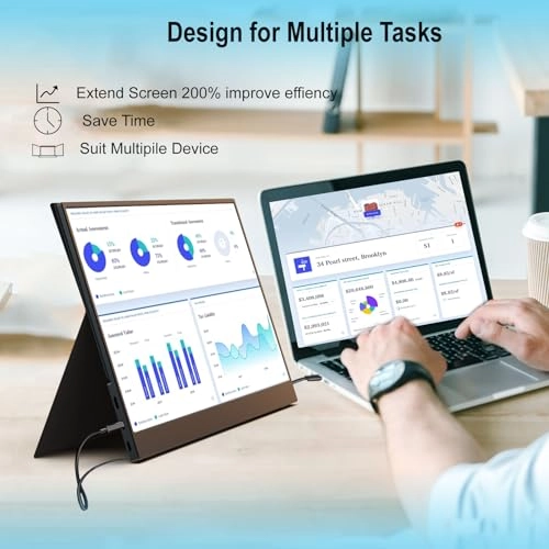 Laptop Screen Extender Monitor - 1 14 Inches 1920x1080