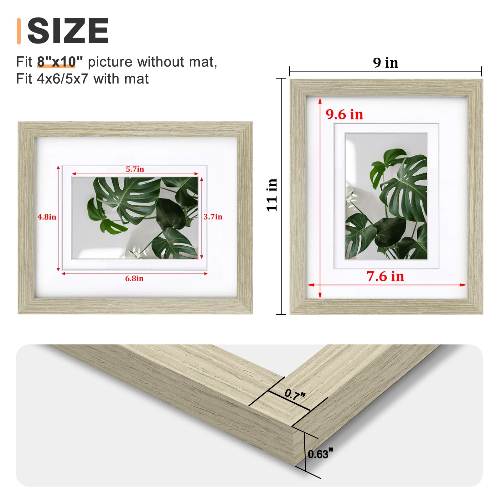 8x10 Picture Frames - 8x10 4