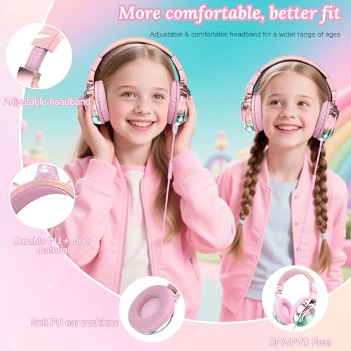 USB C Kids Headphones - Wired Headphone