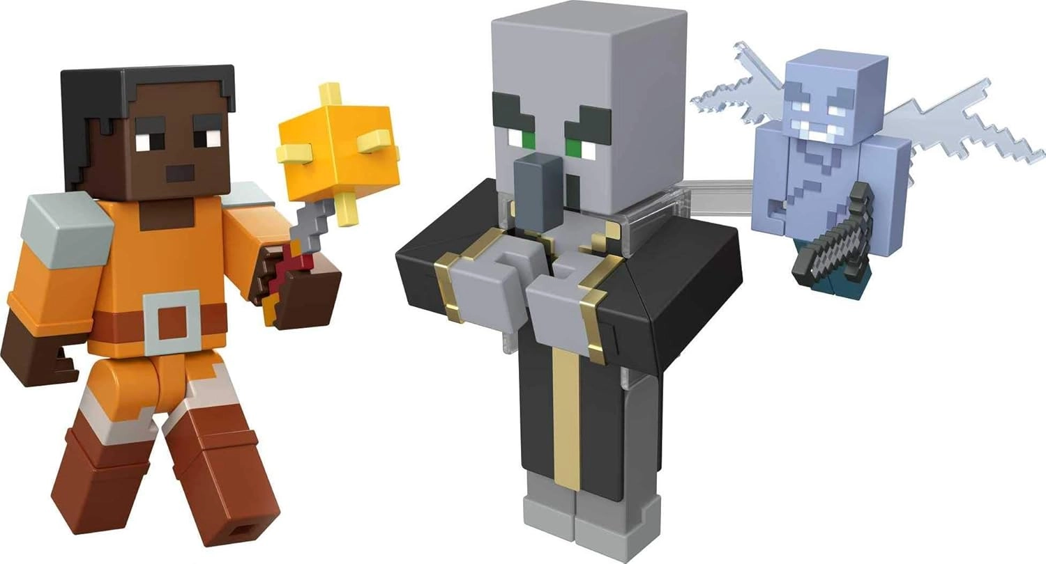 Mattel Minecraft Dungeons Figures - 6 years and older 2 pc