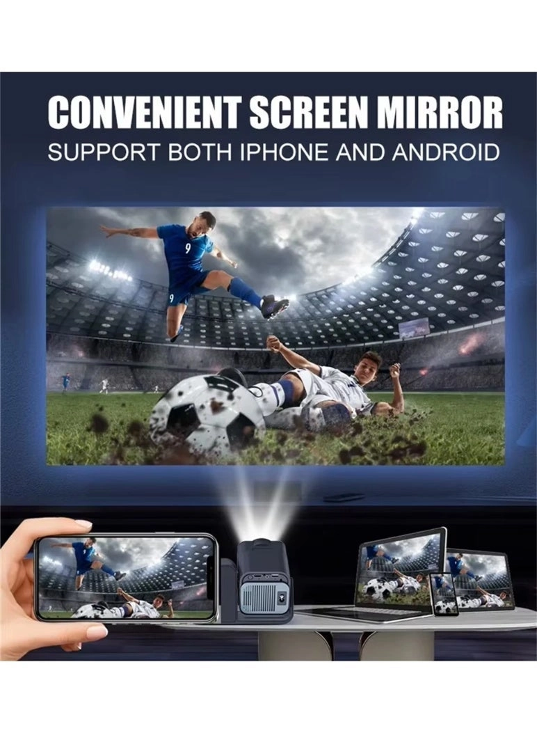 Smart Android 12 Projector Mini Projector with gaming stick 200 ANSI lumens