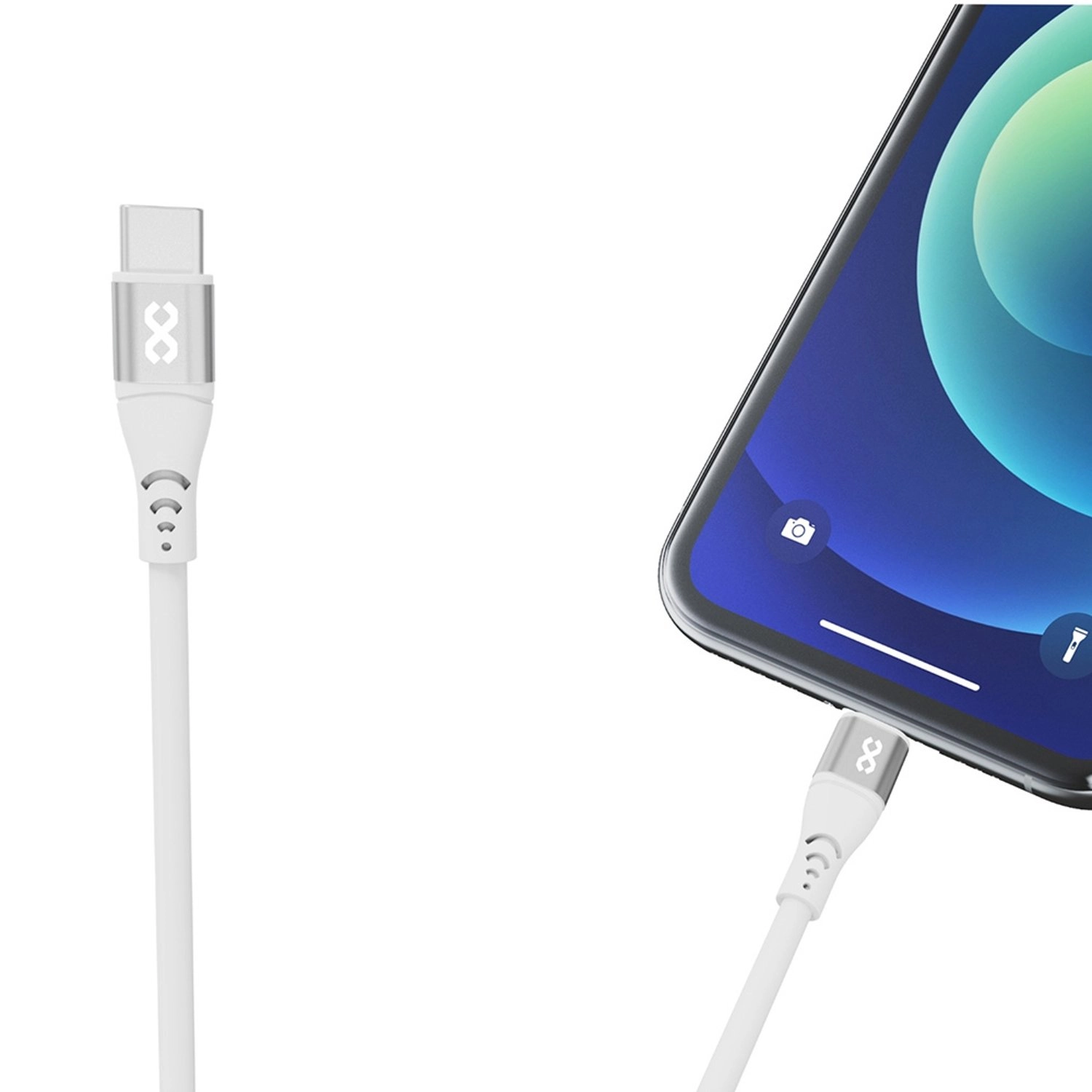 Flexera USB-C to Lightning Silicone Cable 1m
