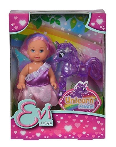 Evi Love Doll - 12 cm Plastic Unicorn Friend Ages 3+