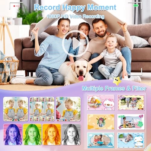 Kids Camera Instant Print - 1080P 32G