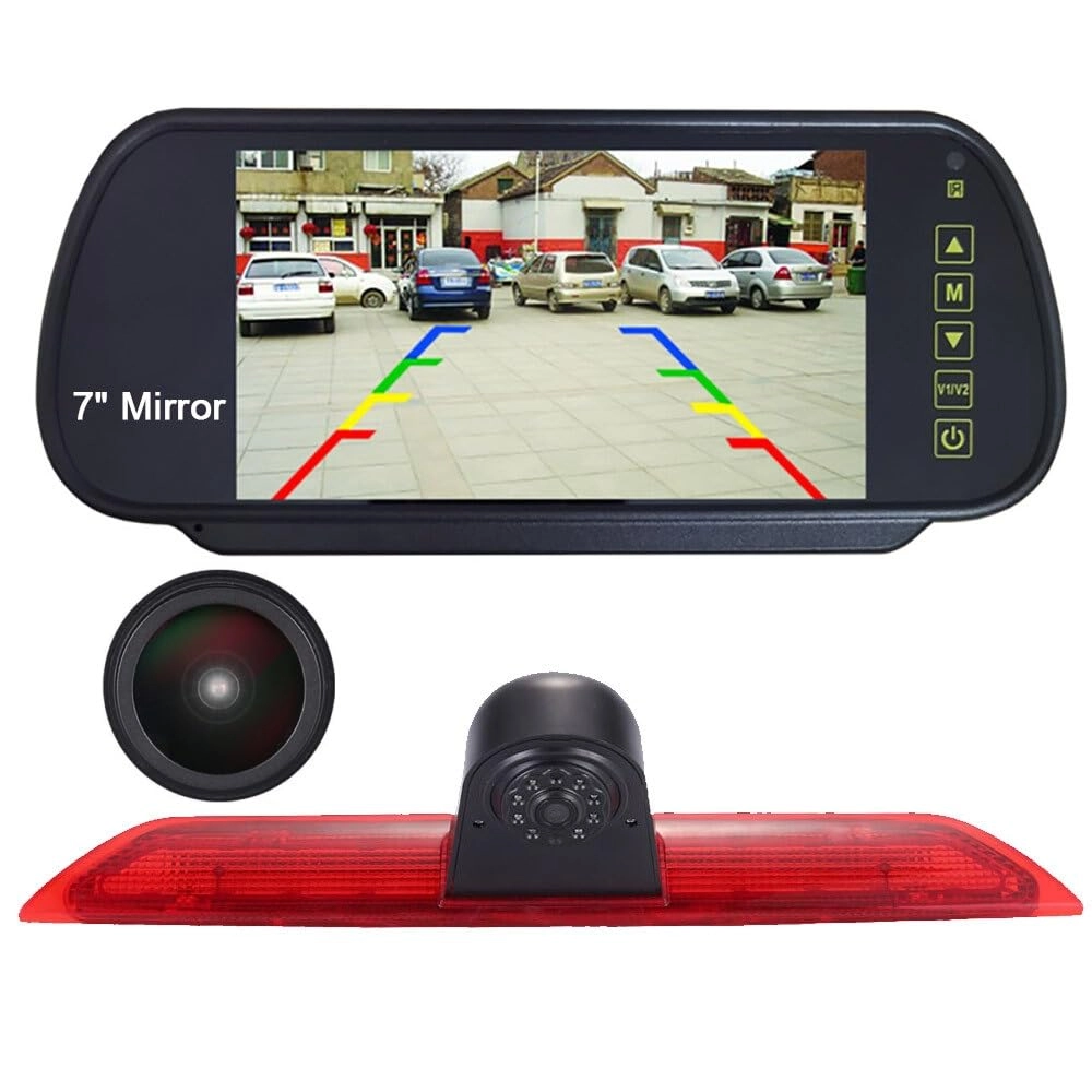 Third Roof Top Mount Brake Lamp Return Camera - Night vision RCA 1280 x 720