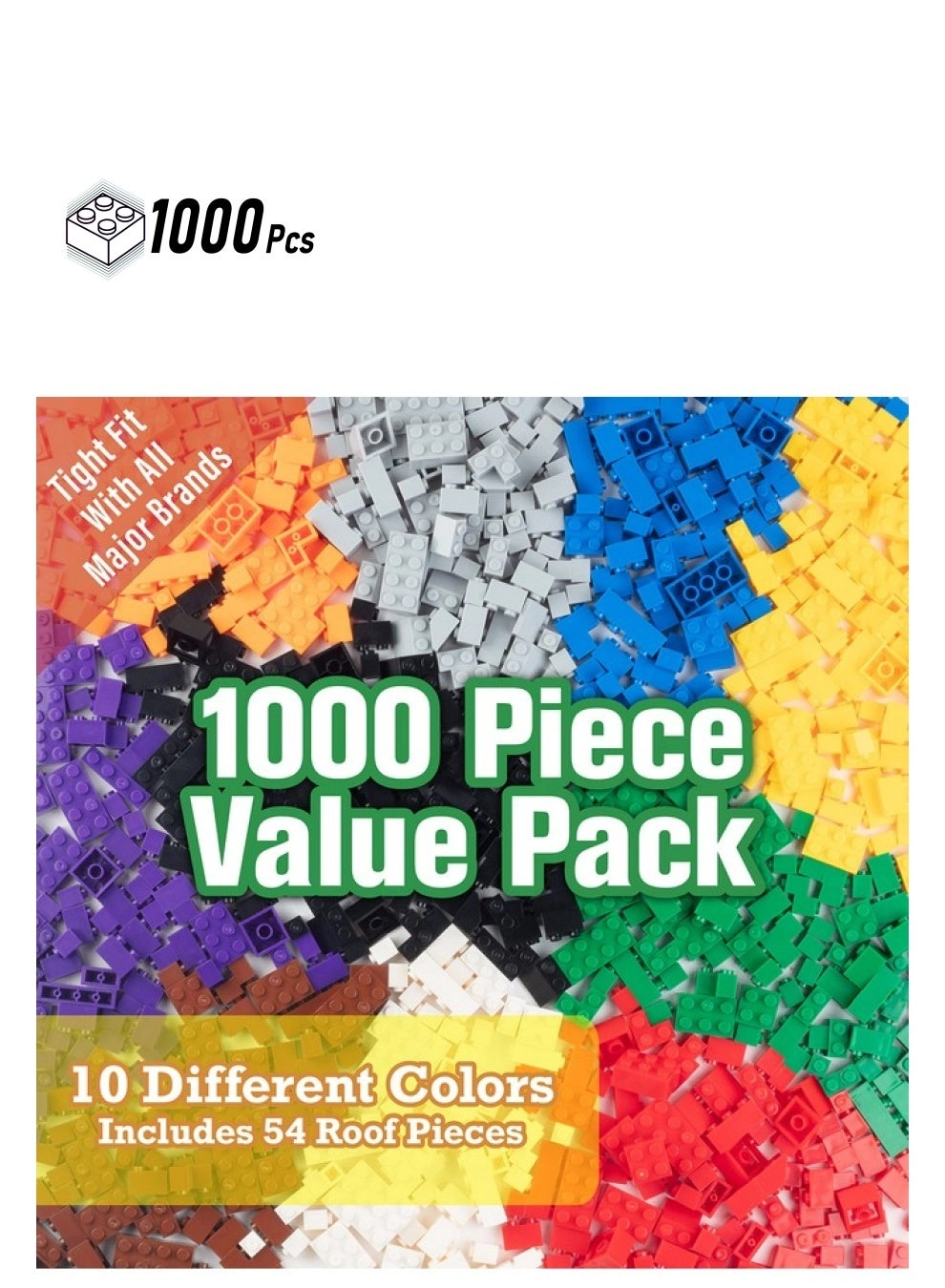 Building Block Bricks - Construction 1000 pcs