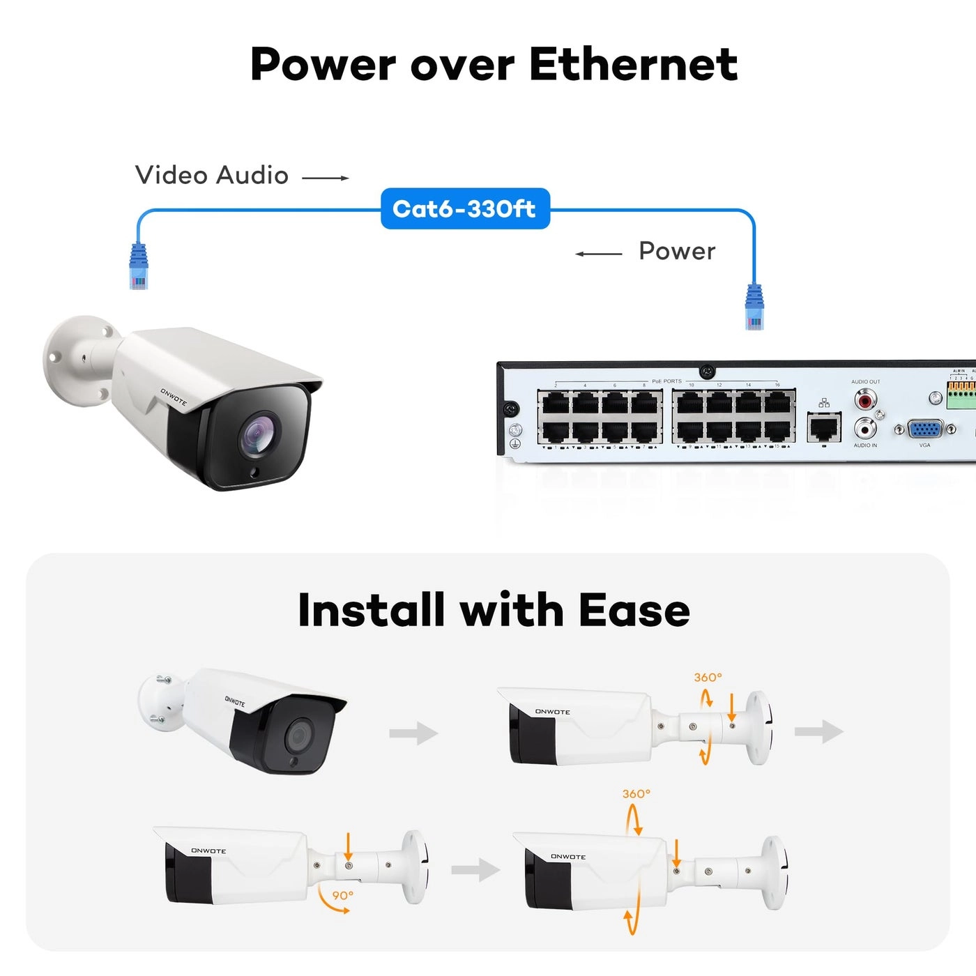 4K 8MP PoE IP Camera