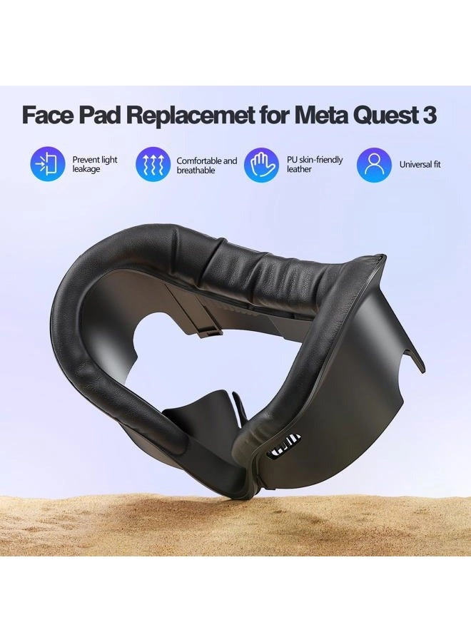 Face Cover Pad - For Quest 3 Black