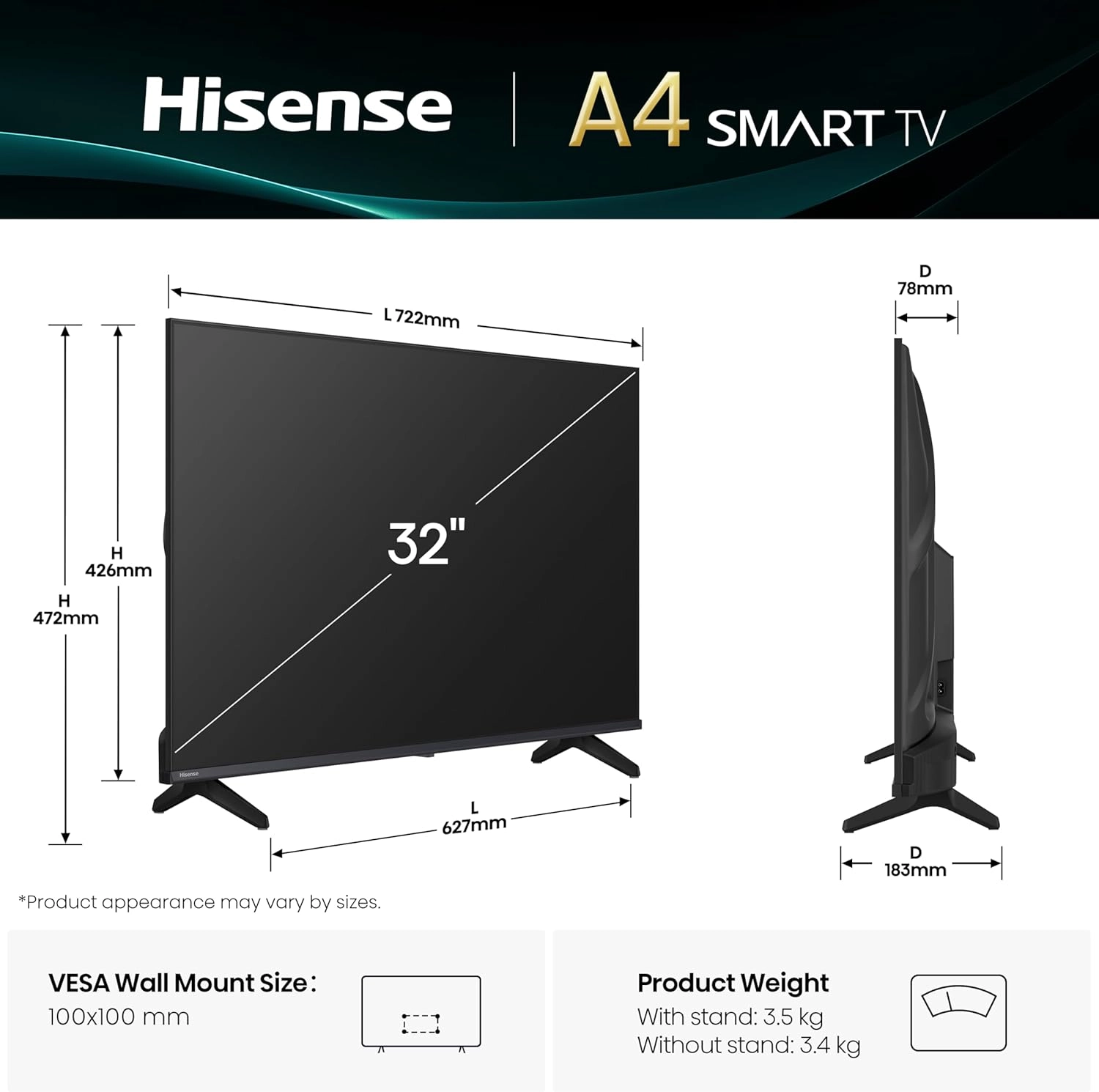 32A4Q - 32 Inch