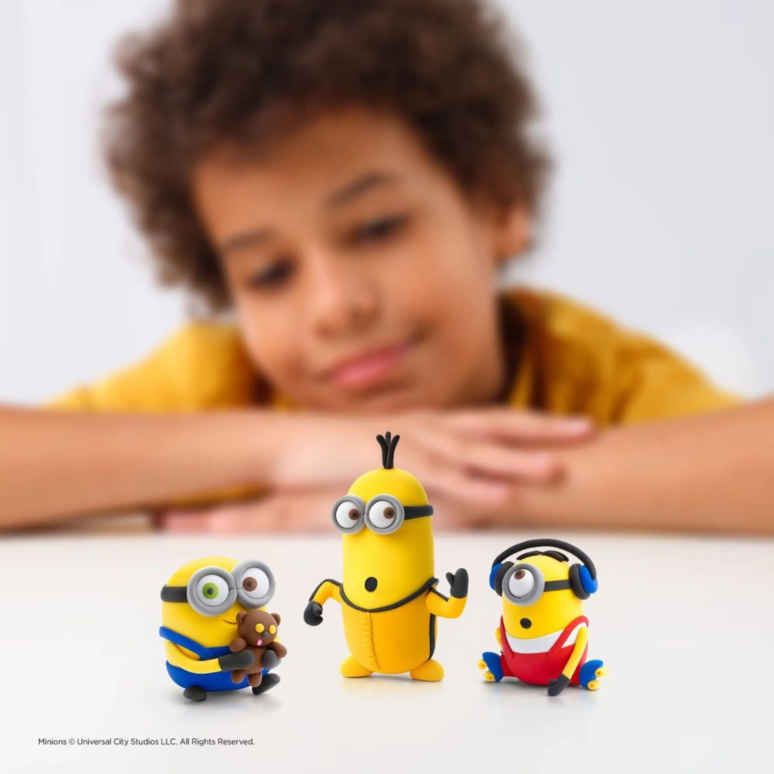MINIONS Colourful modelling air-dry clay - 3+ years 15 pcs