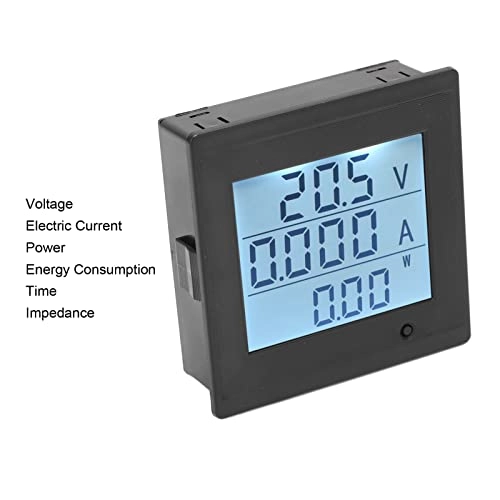 Digital Voltmeter - LCD Screen Power Alarm