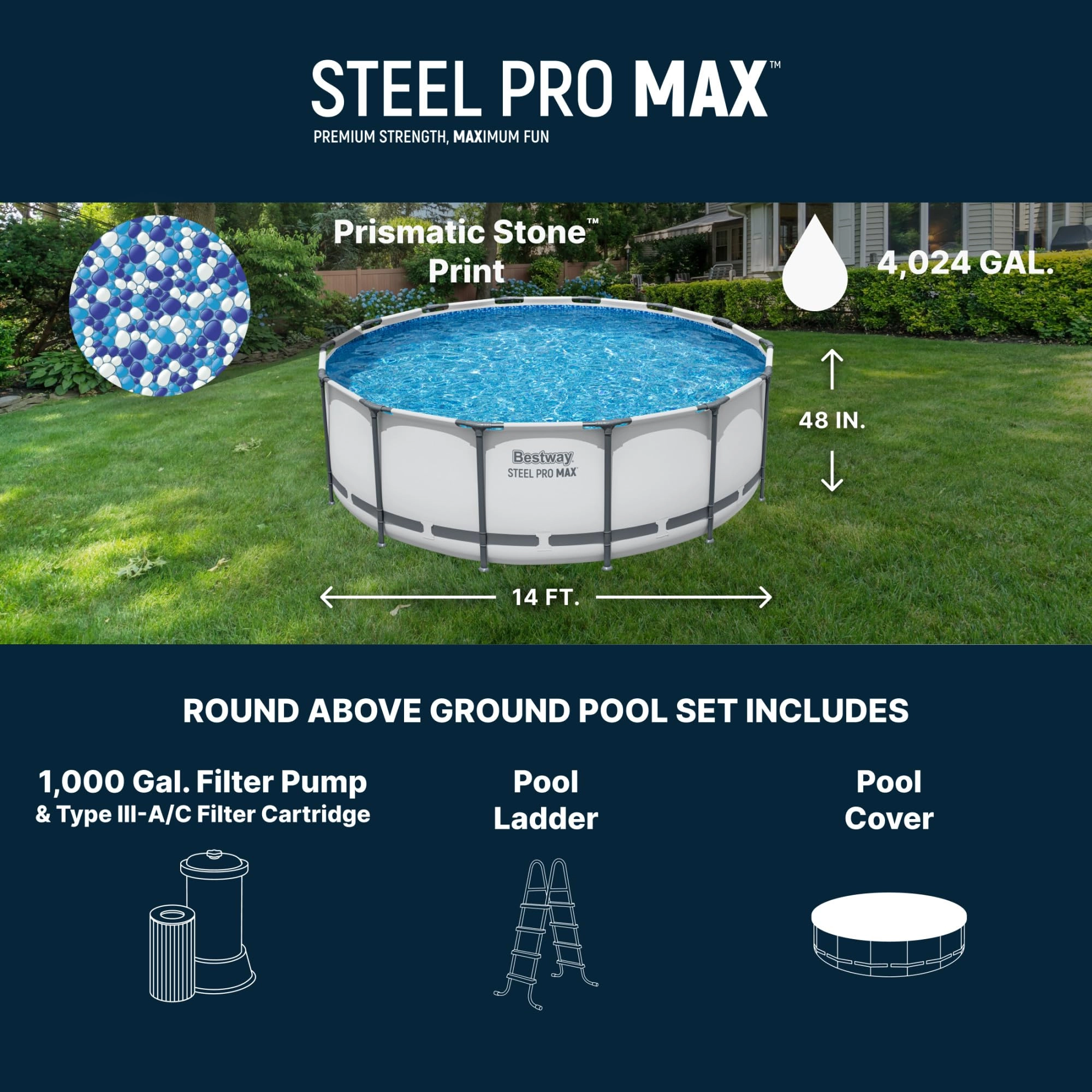 Steel Pro MAX - 14' 4024 Gallons