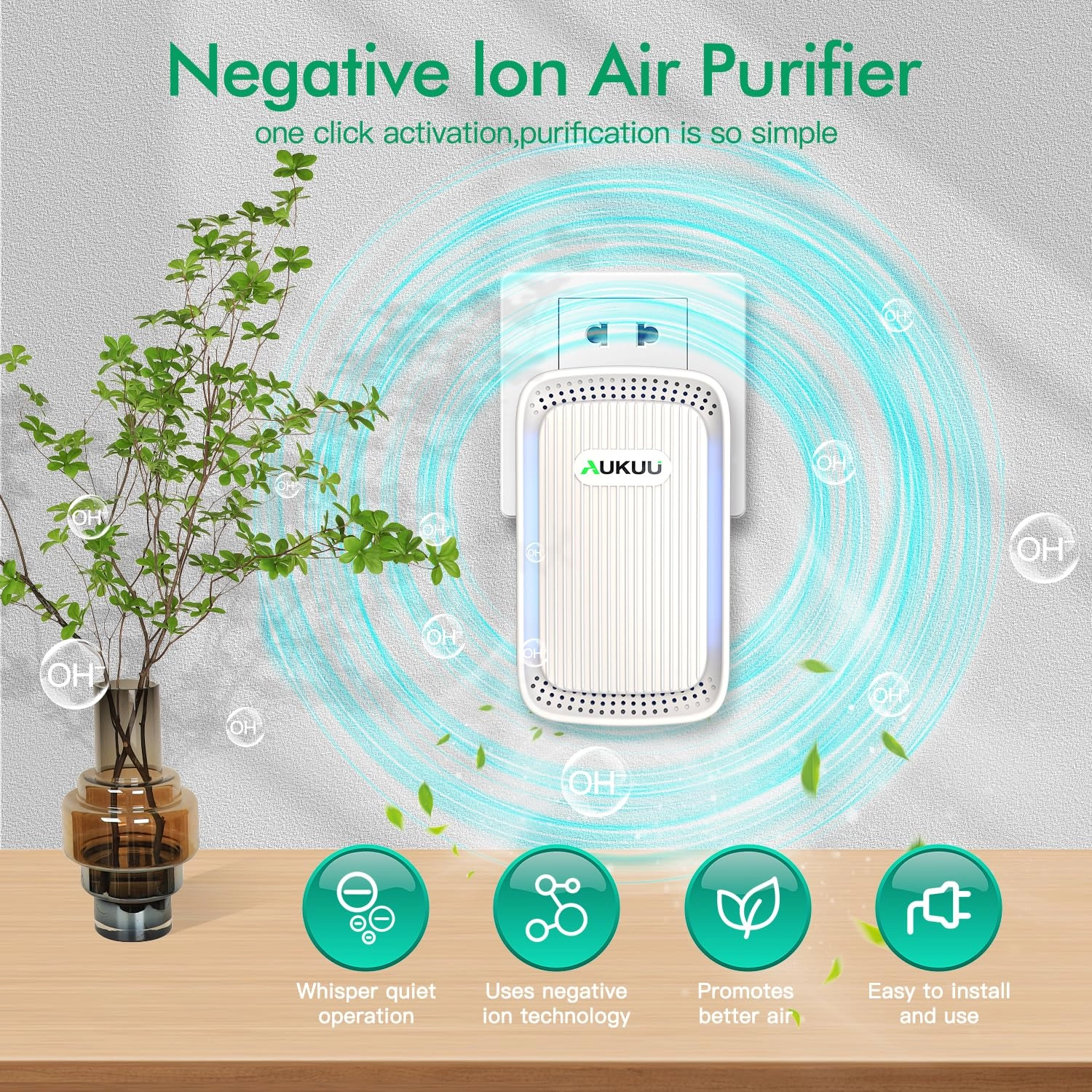 Air Ionizers - 4 Pack Plug In