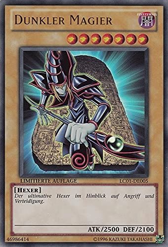 (Near Mint) Anime Dark Magician LC01-DE005 - German