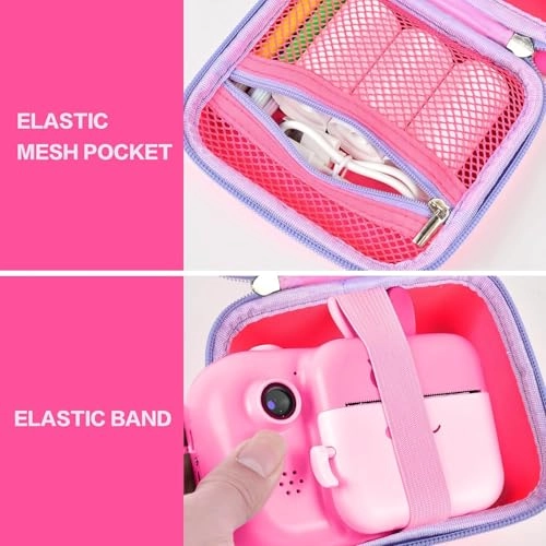 Bag - 5.5 x 5.1 x 3.1 inches suitable for ESOXOFFORE for Dylanto for Prograce for GKTZ for YEEHAO for LETSHAHA for ENERHAMP/ for Anchioo/ for YETCN/ for Amzelas/ for WEEFUN/ for MEETRYE/ for USHINING/ for Mafiti/ for Bestoonemultiple instant camera for digital camera for girls camera