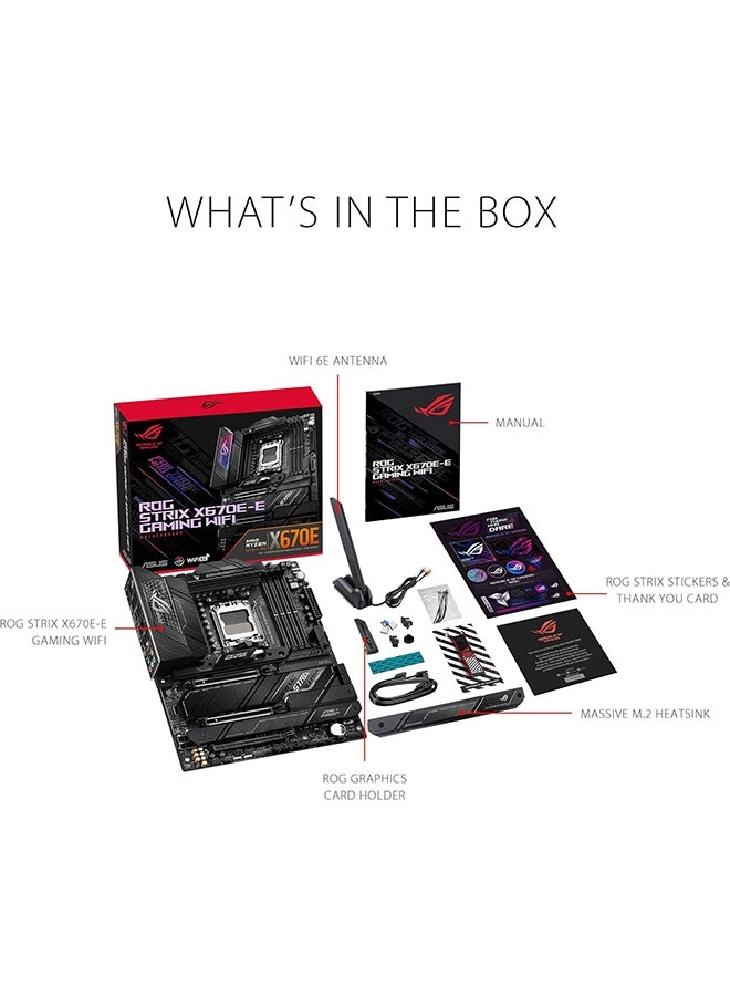 ROG STRIX X670E-E - AMD X670 AM5