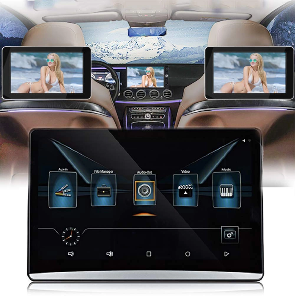 QJJML Car Headrest Monitor - 12.5 Inches