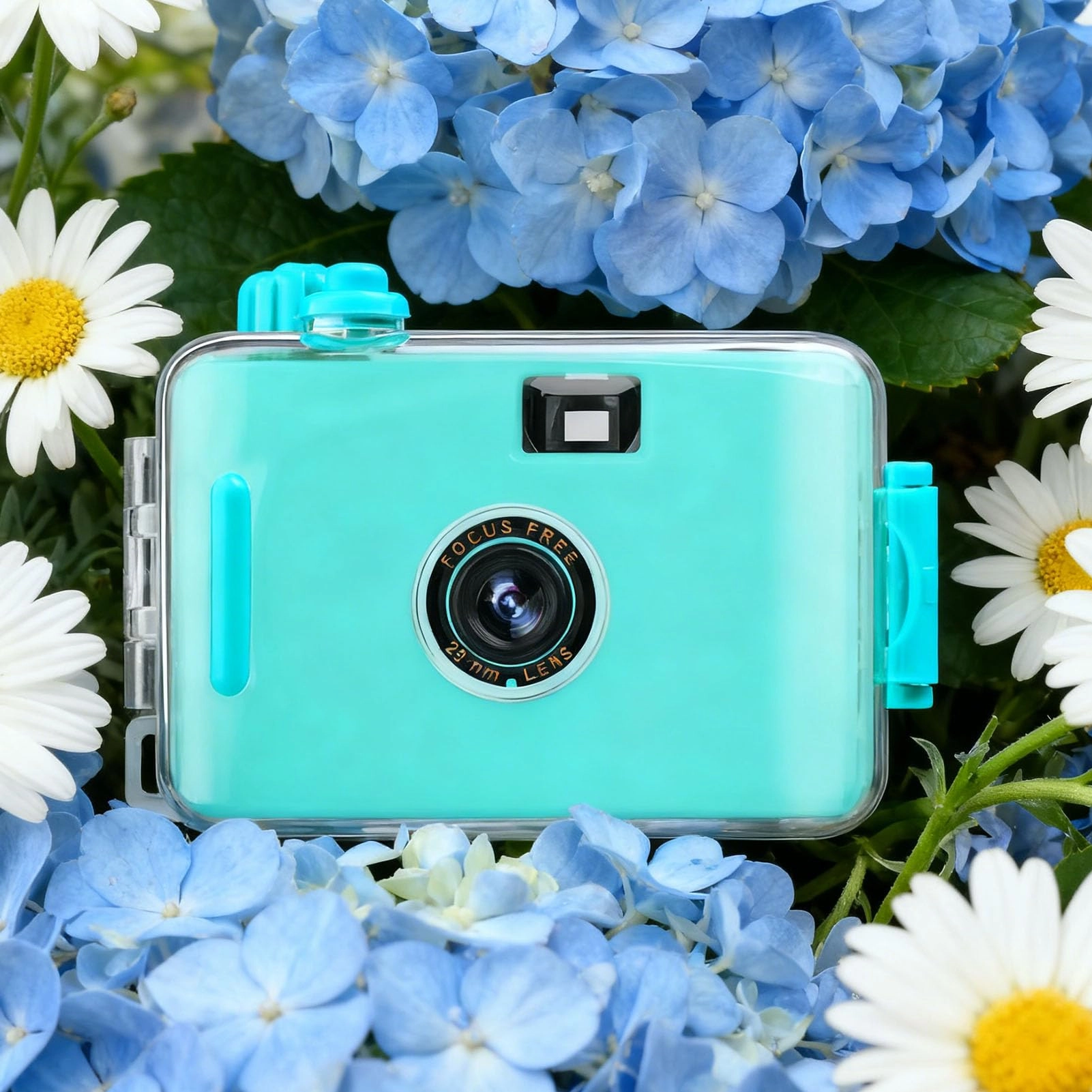 BSTiltion Retro Film Camera - 5m Waterproof Light blue