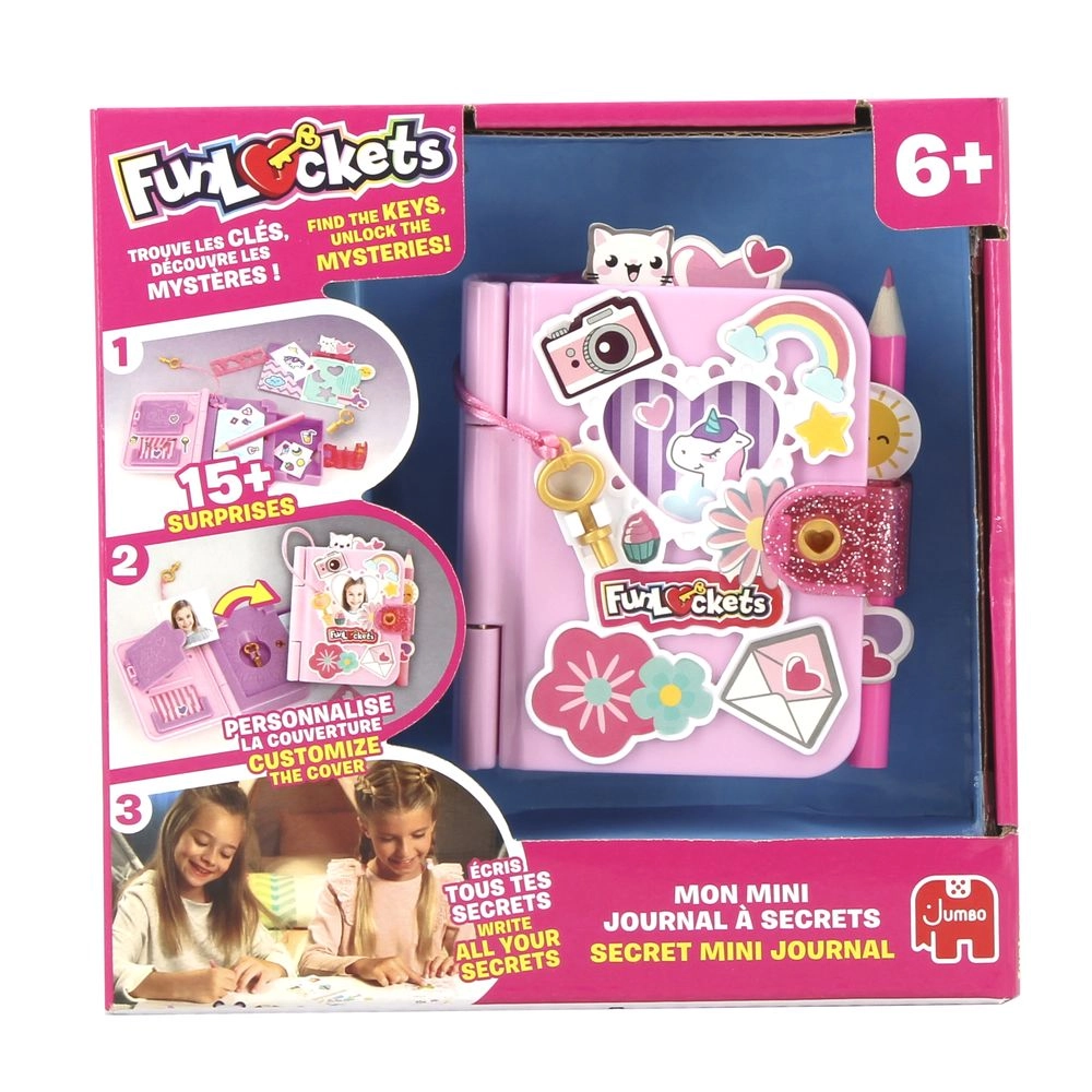 FUN LOCKETS Secret Mini Journal
