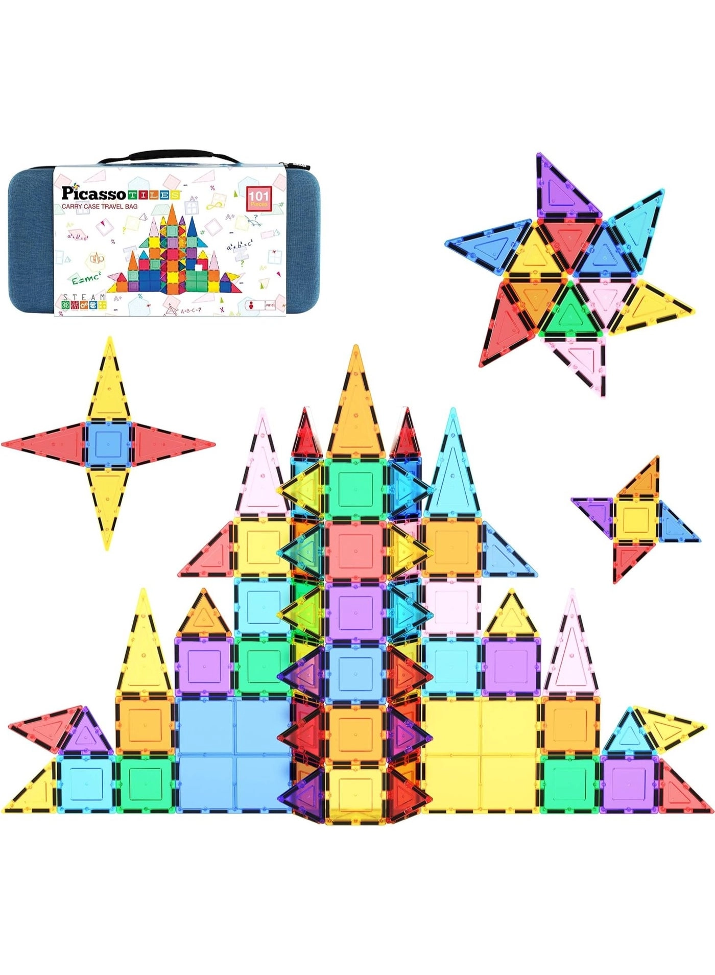 Magnetic Tiles - 3+ Years 100-Pieces