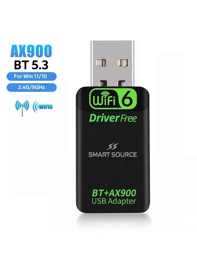 SmartSource AX900 - Dual Band 2.4GHz 5GHz USB Type A Wireless