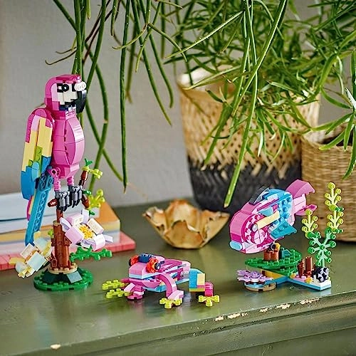 Creator 3in1 Exotic Pink Parrot (31144)