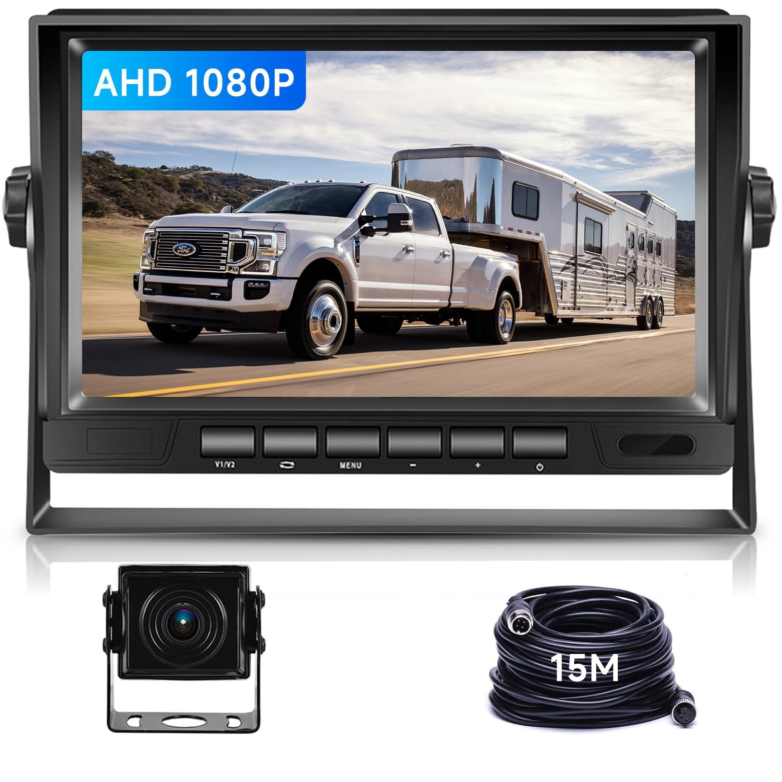 Reversing Camera - Night vision 1280*720P + 7 Inch Monitor - Wired