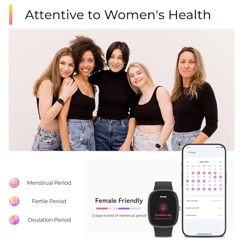 Fitness Tracker - 1.69'' 24/7 Heart Rate Blood Oxygen Monitor