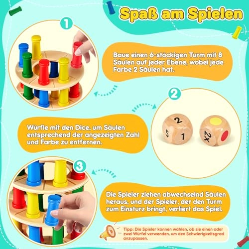 Wooden Board Game - 4 - 18 years 48 pieces