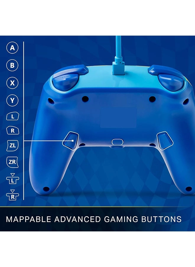 Nintendo Switch Enhanced Wired Controller Sonic