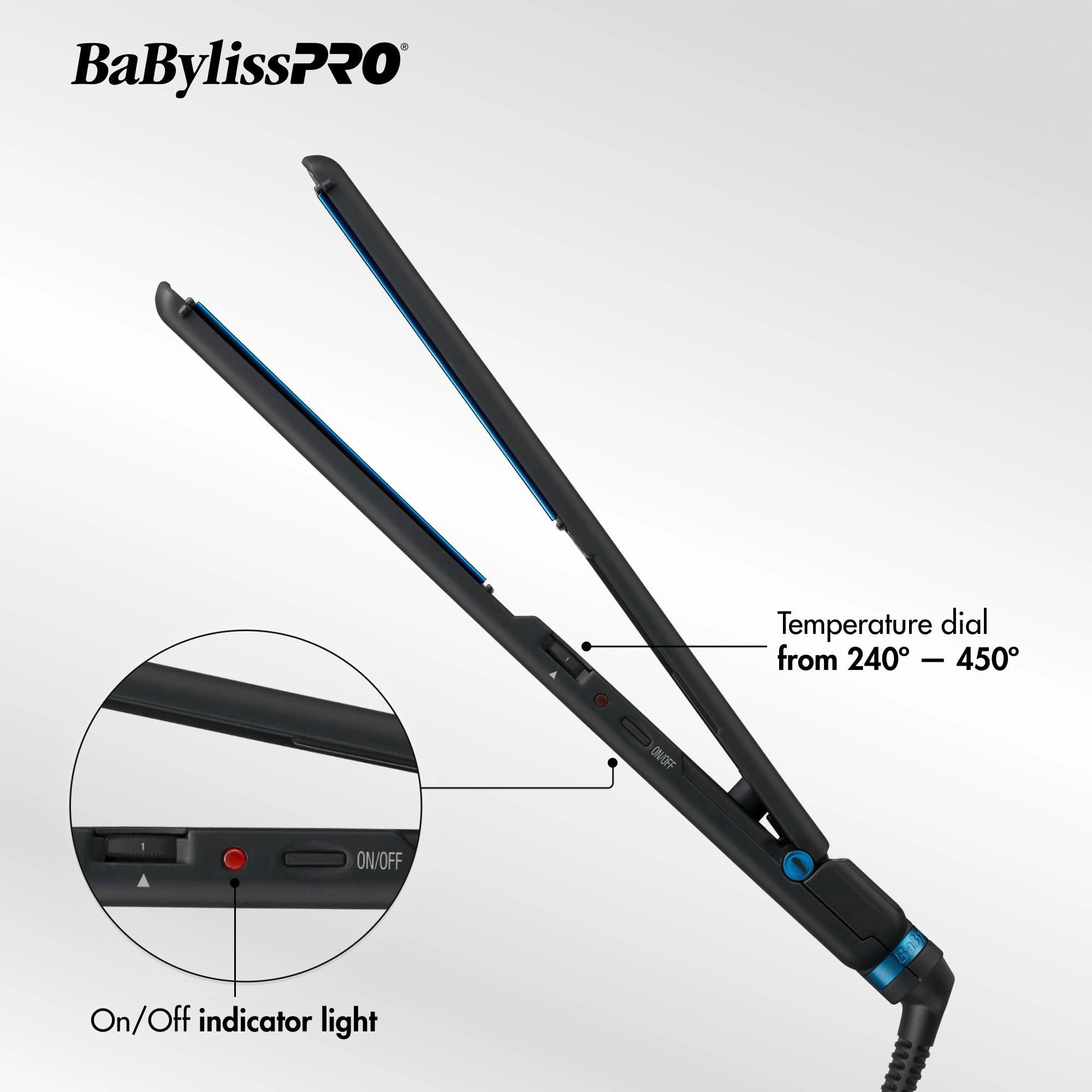 Nano Titanium Ultra-Thin Flat Iron - 1 inch
