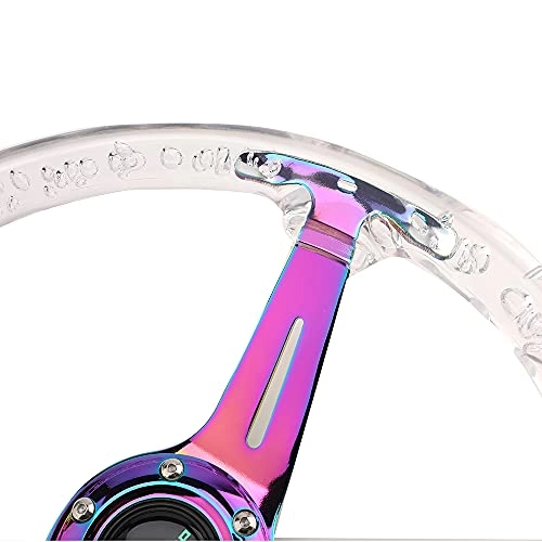 Acrylic Steering Wheel Racing Wheel & Pedals