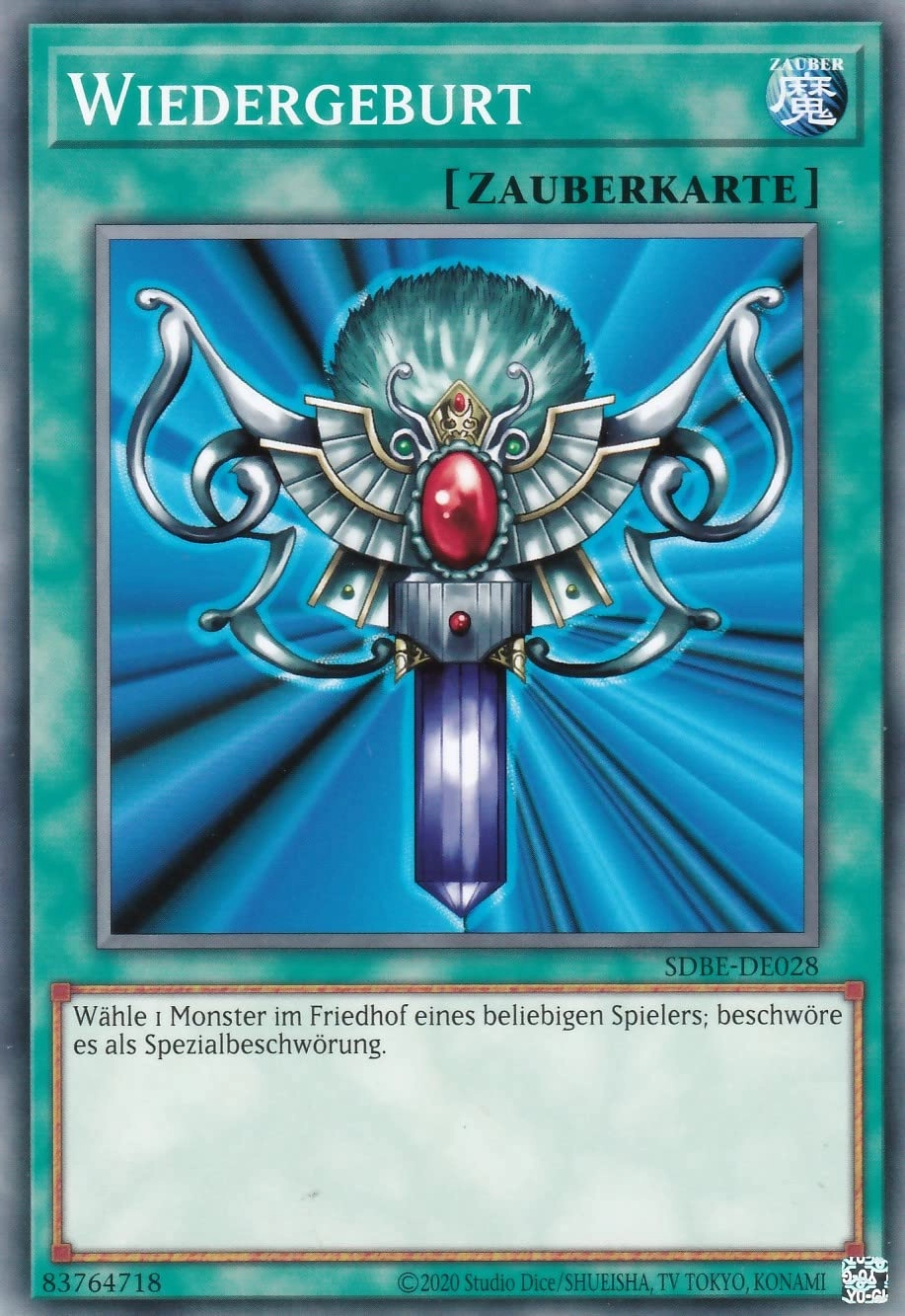 TCG Toys Yugioh Rebirth SDBE-DE028 - German