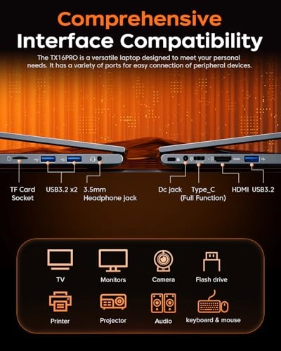 TX16PRO - 16.0'' Ryzen 7 5700U 16GB DDR4 512GB SSD
