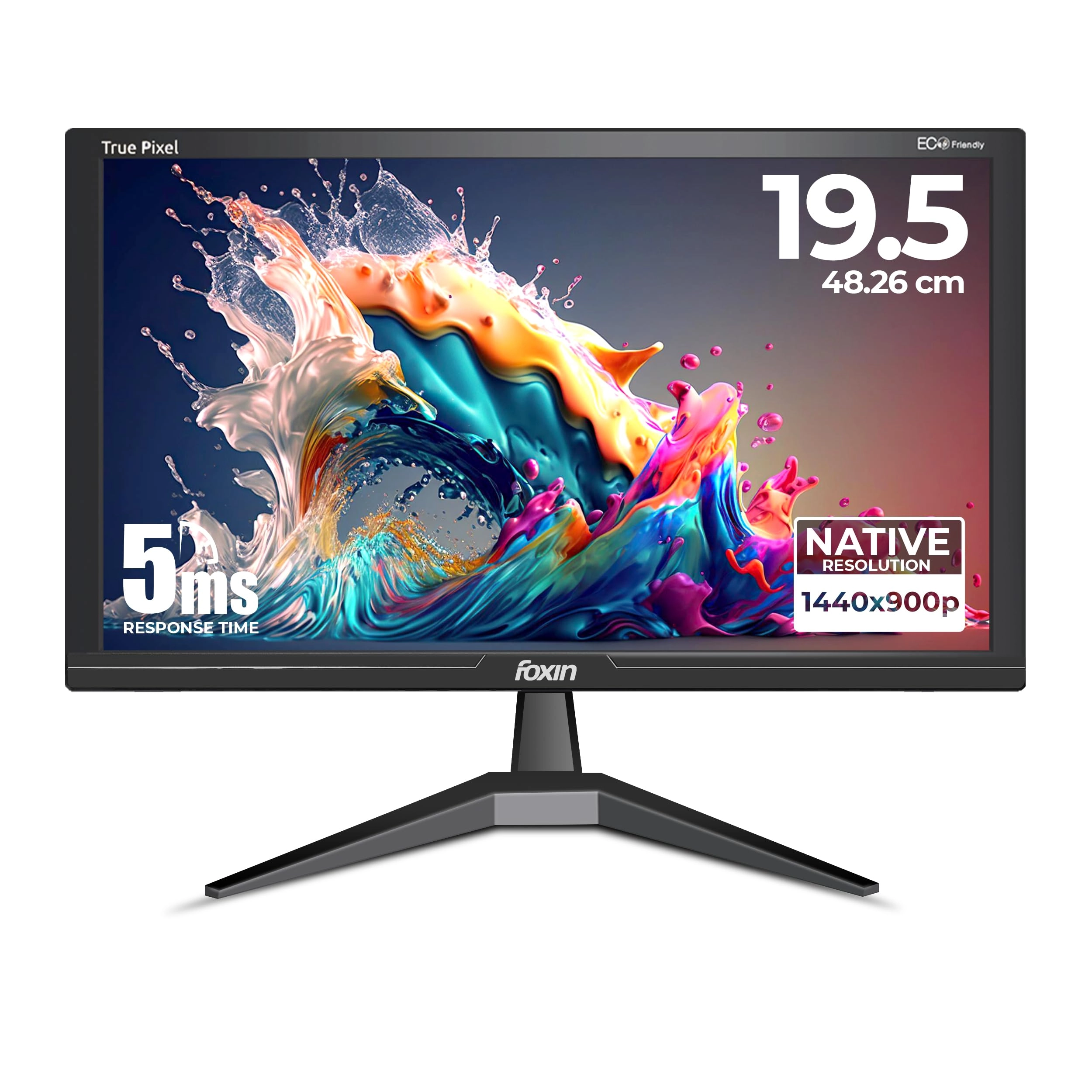BALAJI SOLUTIONS LIMITED, Balaji Solutions Limited | care@foxin.in | 9038565656 FM 1950 LED Crystal - 19.5 Crystal 19.5 Inches 1440 x 900